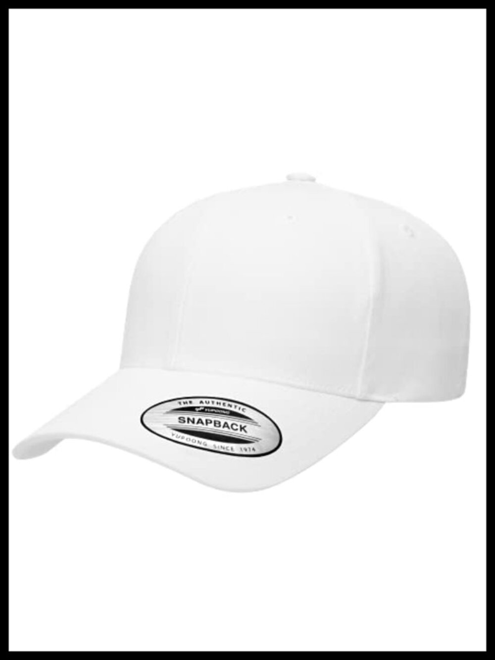 Unisex Retro Snapback Baseball Cap Structured 6-Panel Adjustable